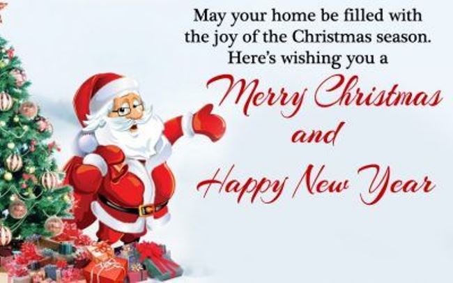 Merry Christmas and Happy New Year 2023 Messages & Sayings